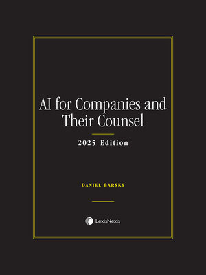 cover image of Artificial Intelligence for Companies and Their Counsel
